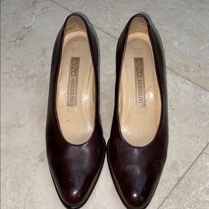 Enzo Angiolini Chunky 3” Darn Brown/Cognac…